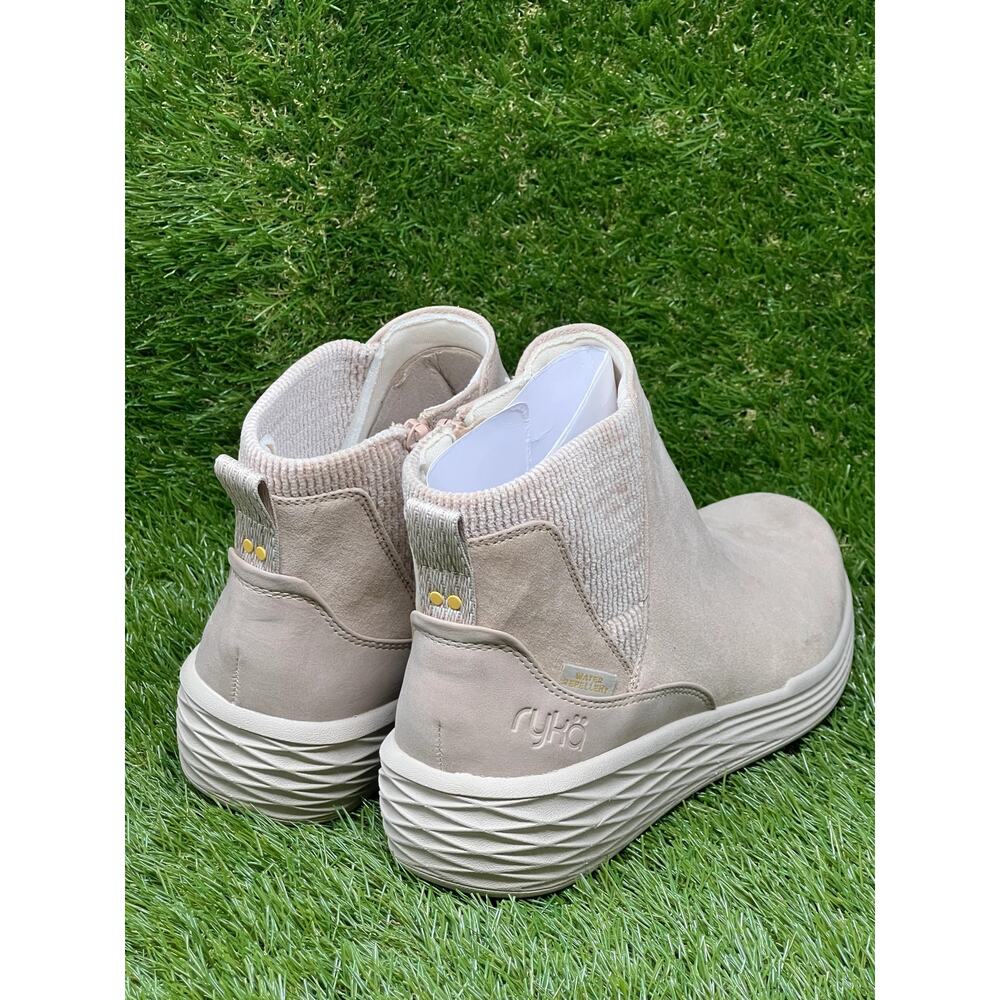 Ryka Women's 8.5M Noelle Water Repellent Suede Taupe Boot - Picture 2 of 7